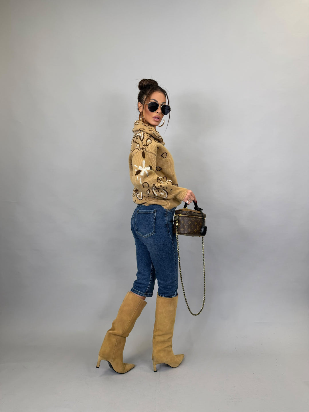 Pull Zip Alpi Beige