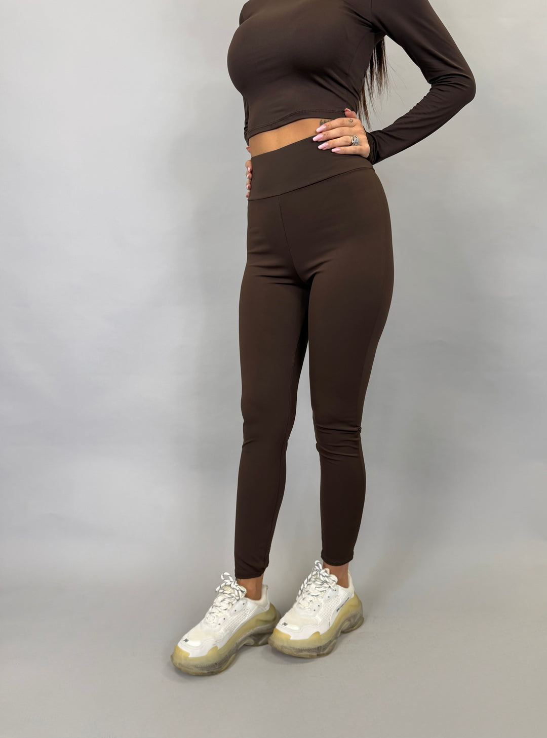 Leggins lycra Marrone
