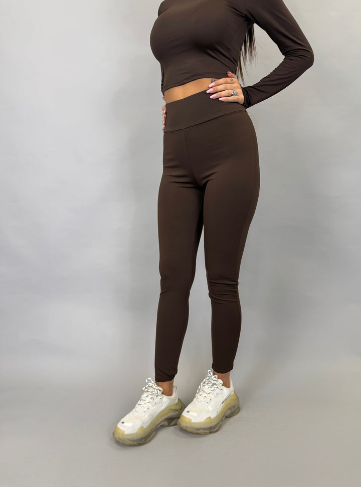 Leggins lycra Marrone