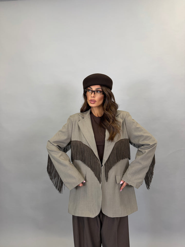 Blazer Lumi Tortora