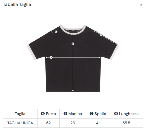 T-SHIRT IN MAGLIA