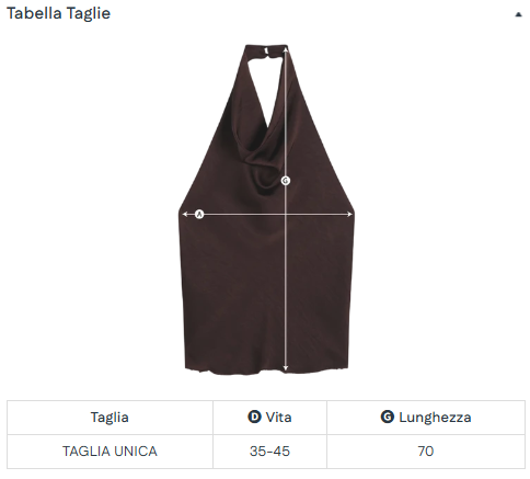 TOP SATIN DONNA