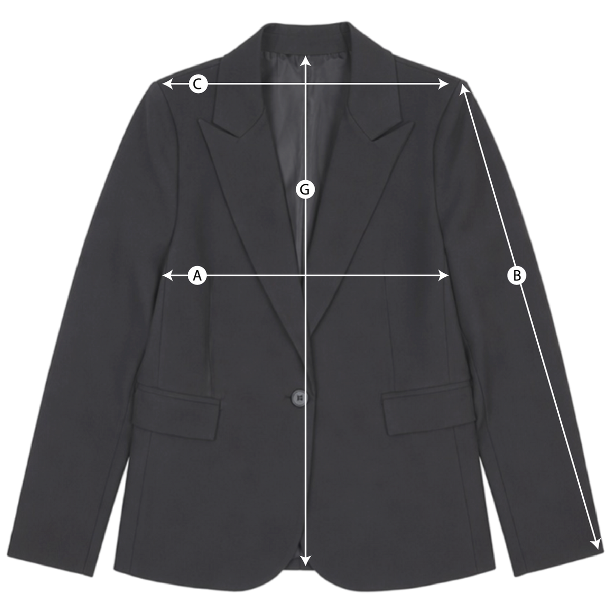 Schema misure BLAZER OVER