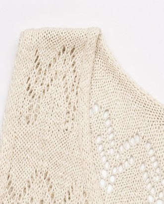 TOP SENZA MANICHE IN MAGLIA