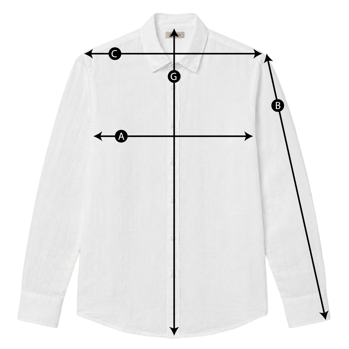 Schema misure CAMICIA IN LINO