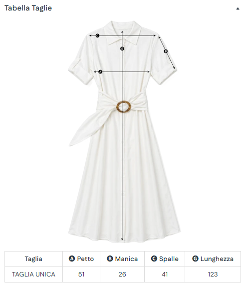 VESTITO CHEMISIER CON CINTURA