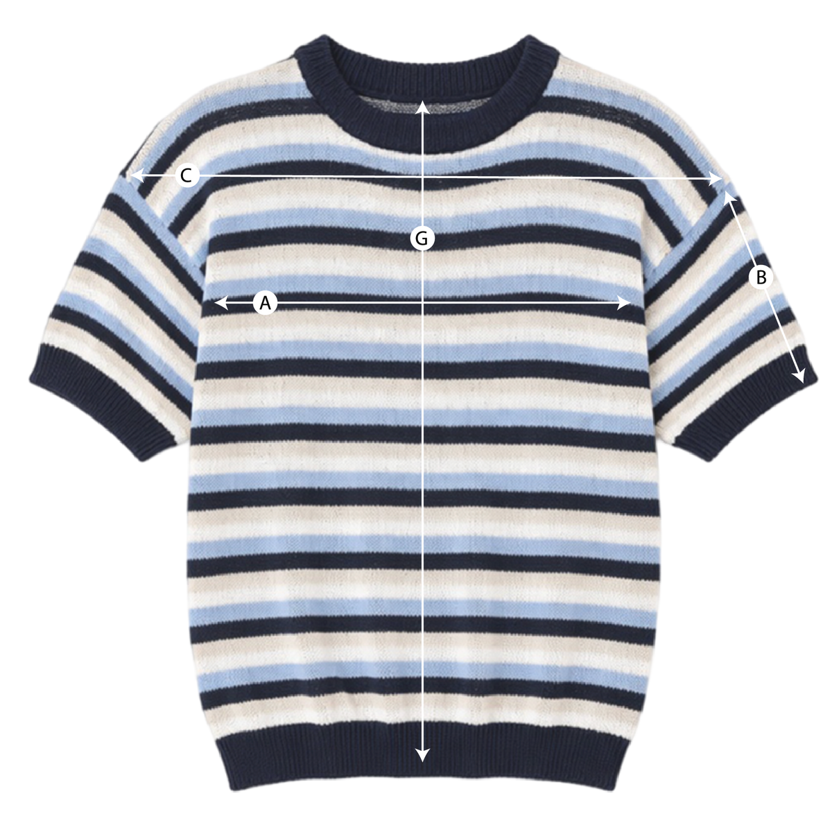 Schema misure MAGLIA DONNA