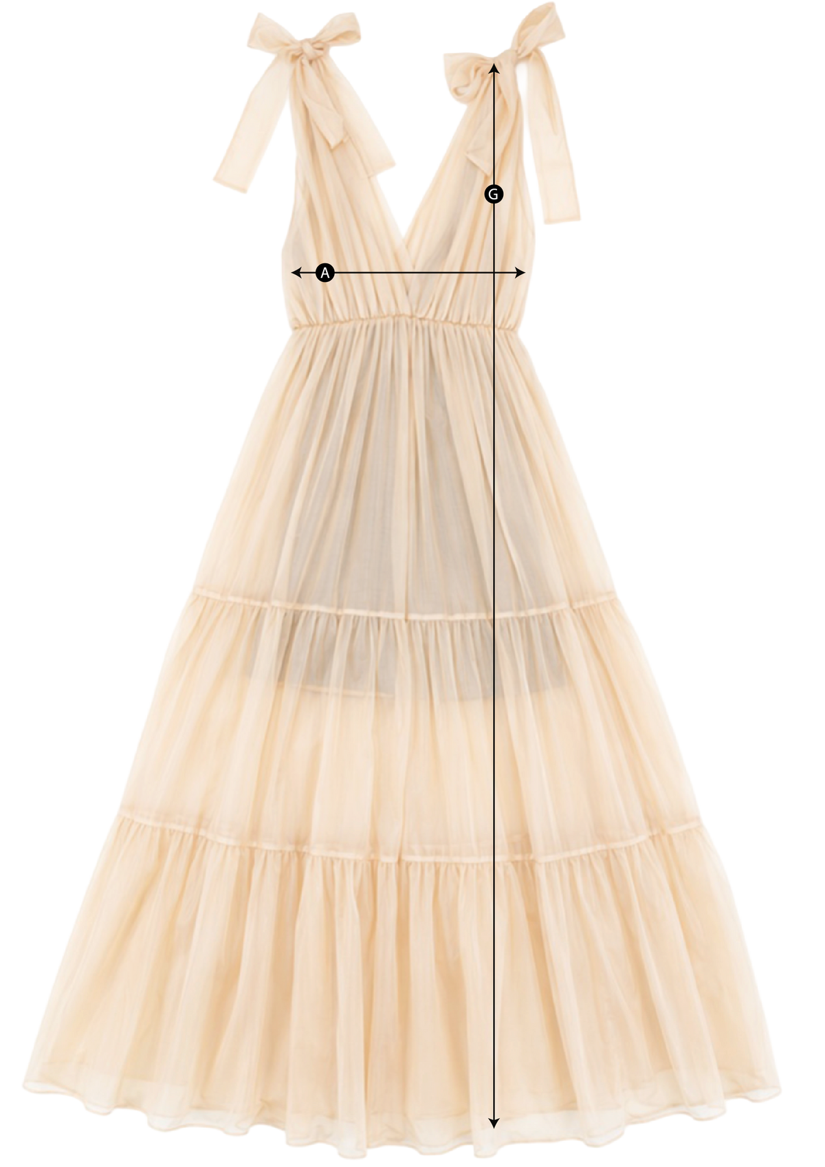 Schema misure VESTITO LUNGO