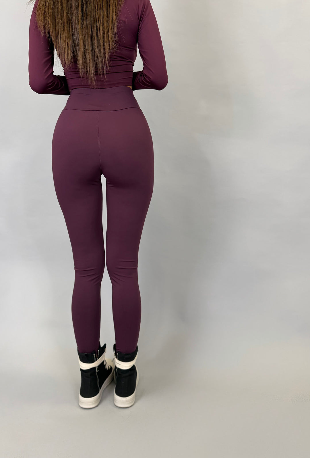 Leggins lycra Bordeaux