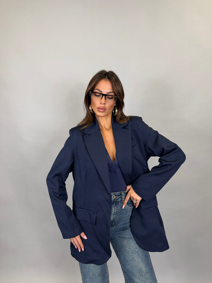 Blazer Basic Blu