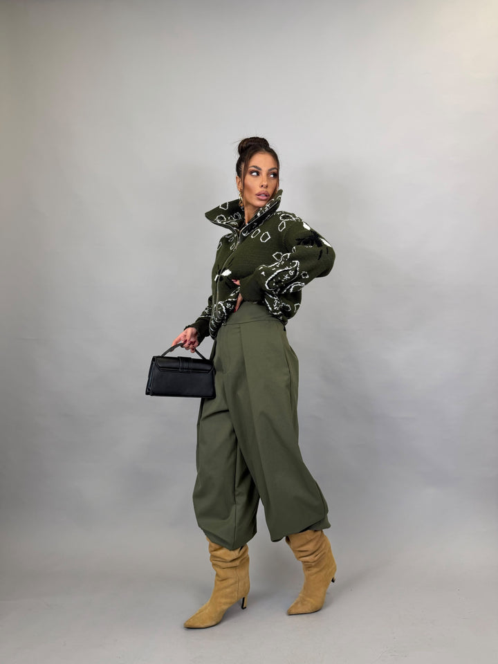 Pull Zip Alpi Verde
