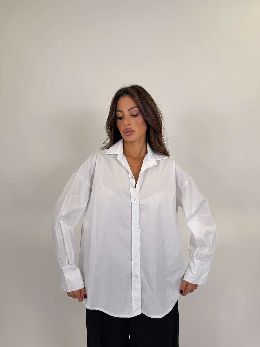 Camicia Over Office Bianca
