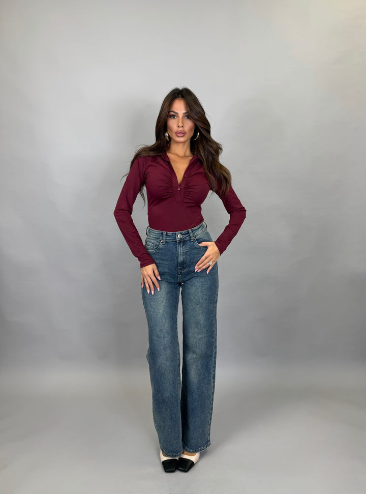 Body Polo Bordeaux