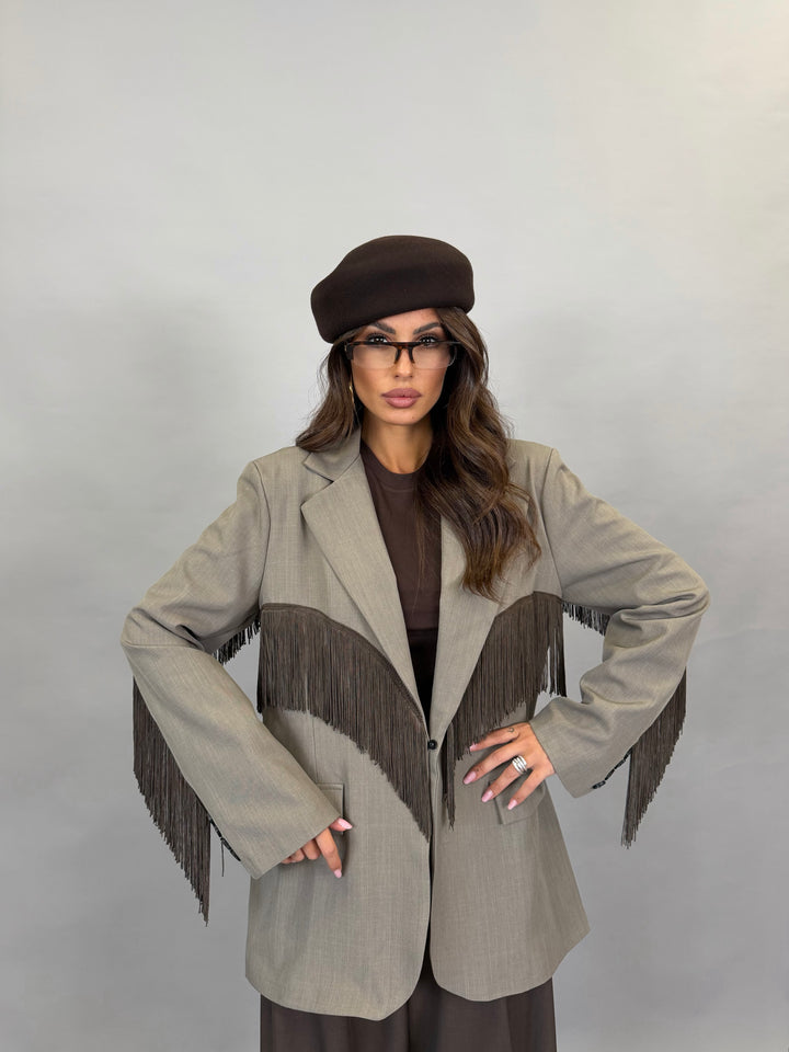 Blazer Lumi Tortora