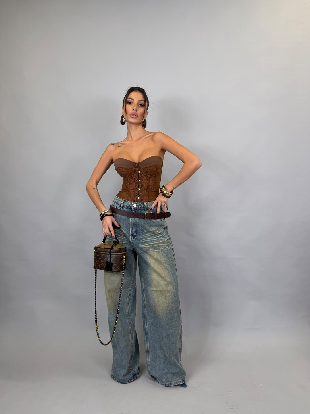 Bustier Atelier Marrone