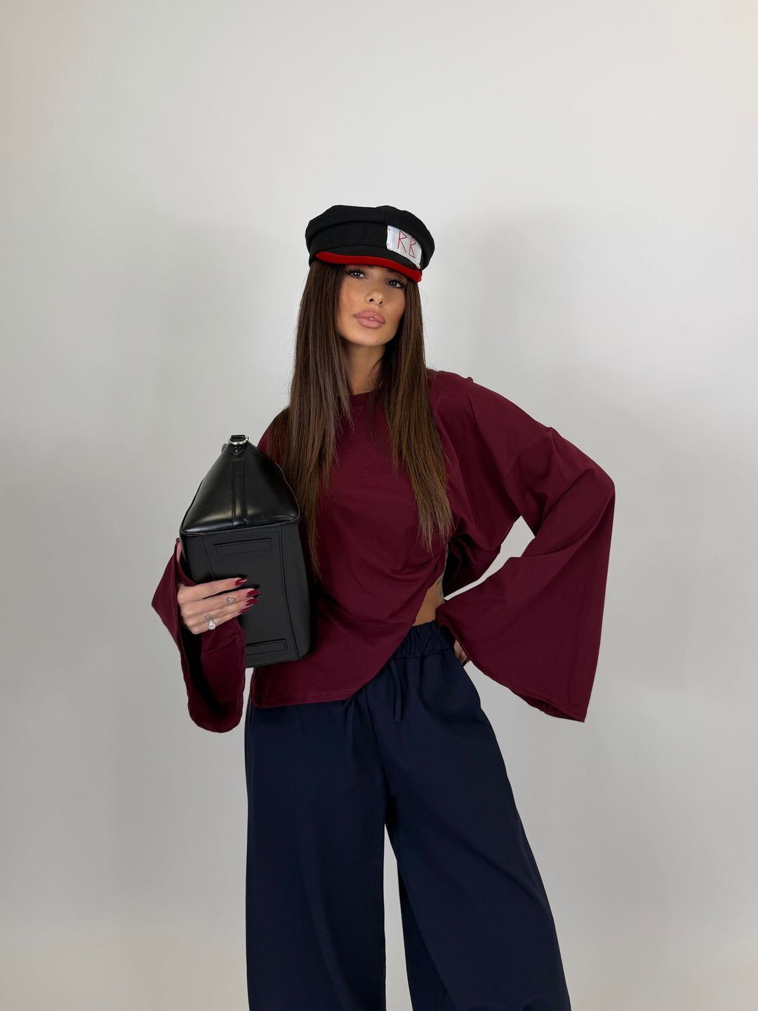 Maglia Bat Bordeaux