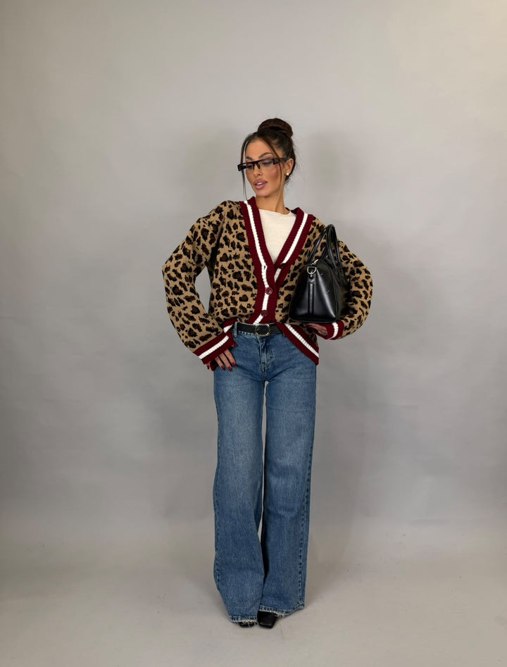 Cardigan Maya Bordeaux