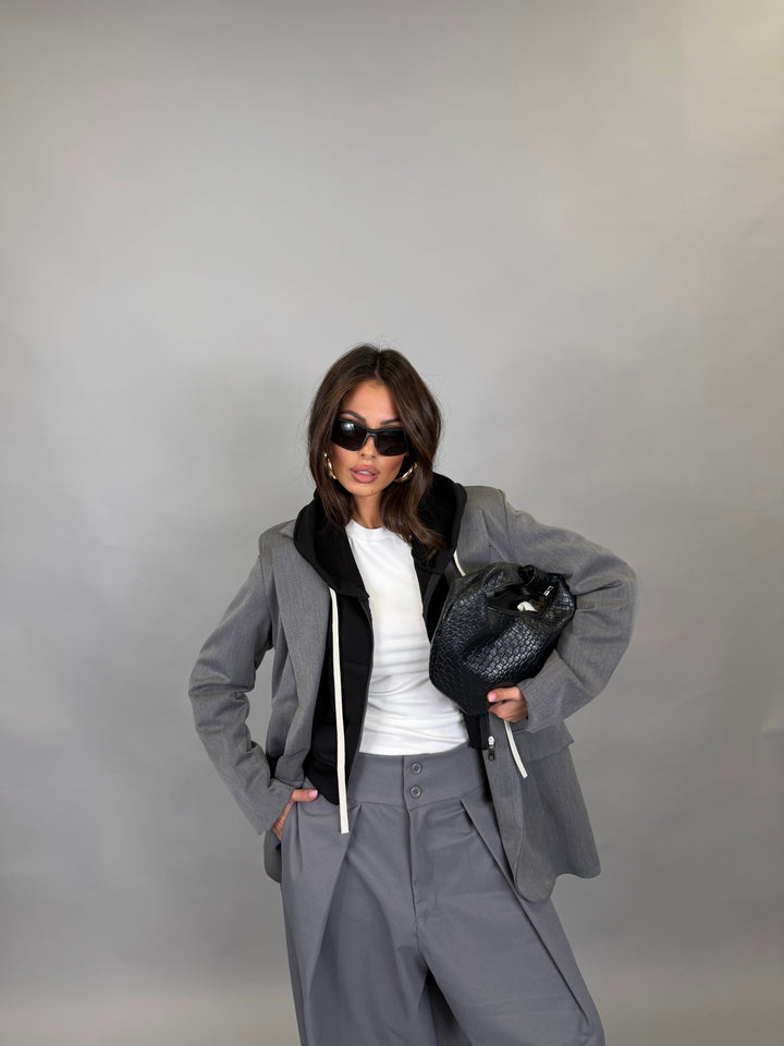Blazer Basic Grigio