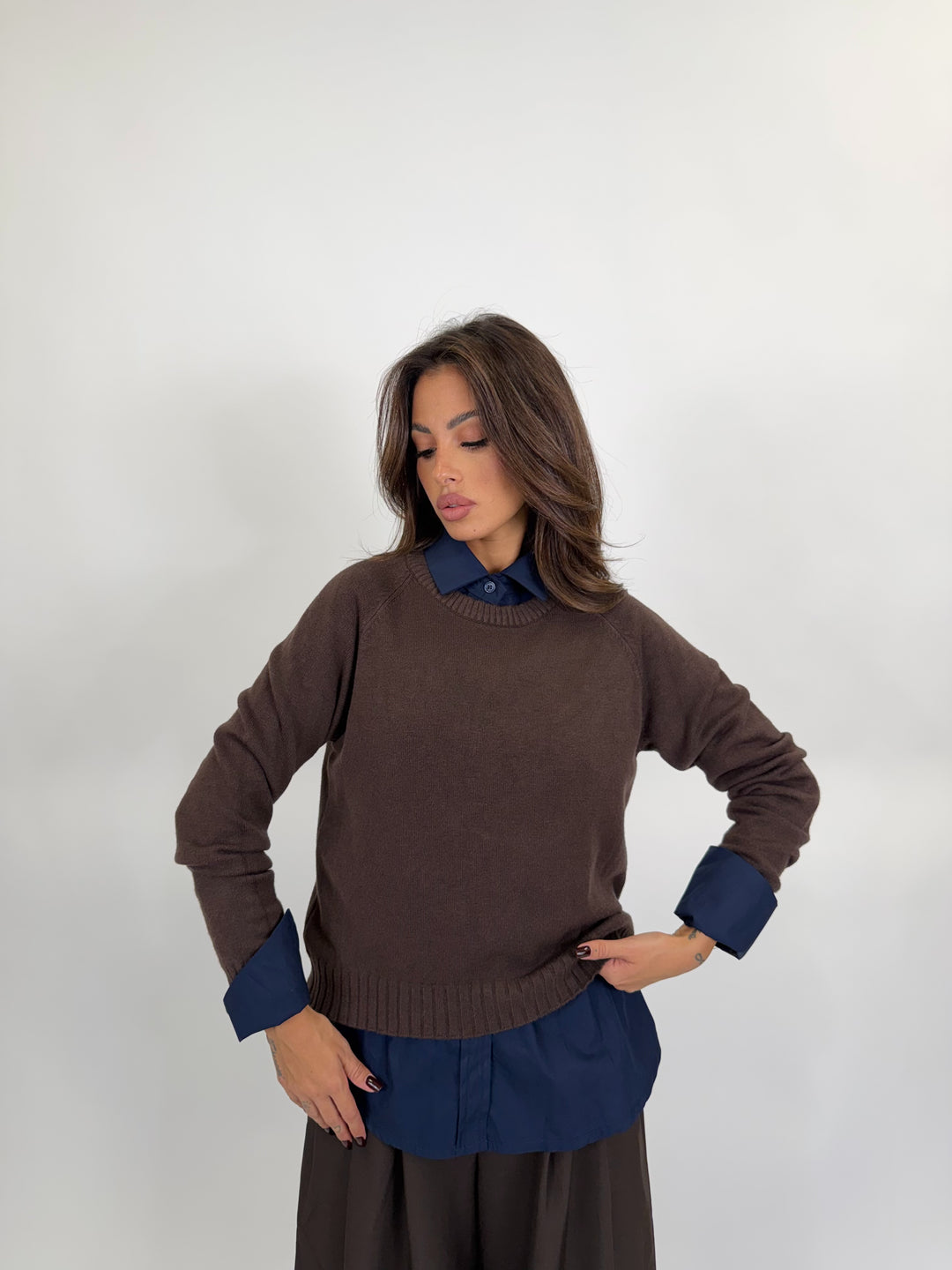 Pull Confy Marrone