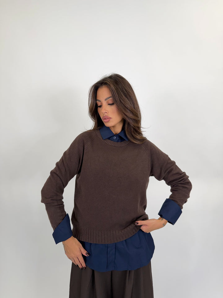 Pull Confy Marrone