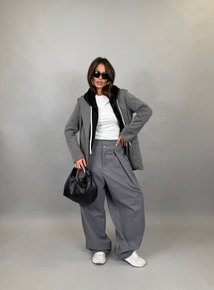 Blazer Basic Grigio