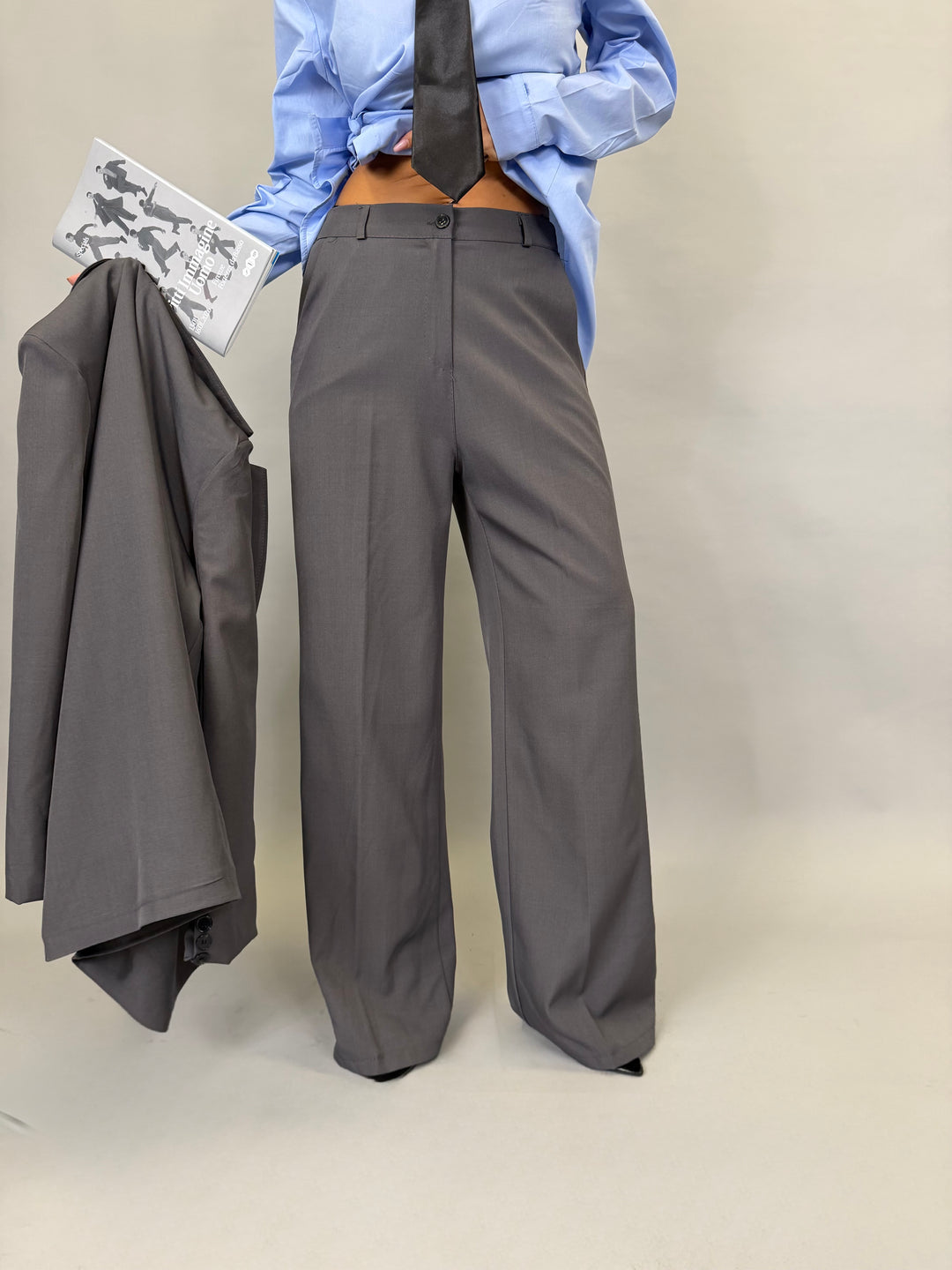 Tailleur Over Grigio