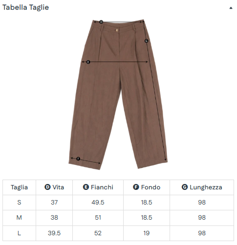 PANTALONI CON PINCES IN LINO