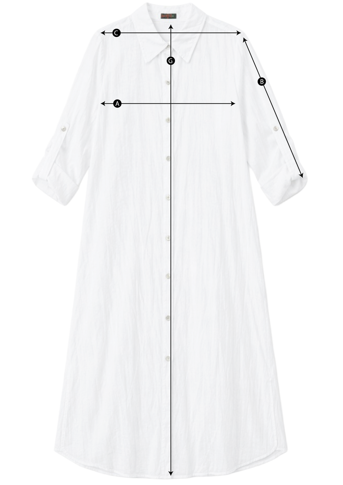 Schema misure VESTITO CHEMISIER