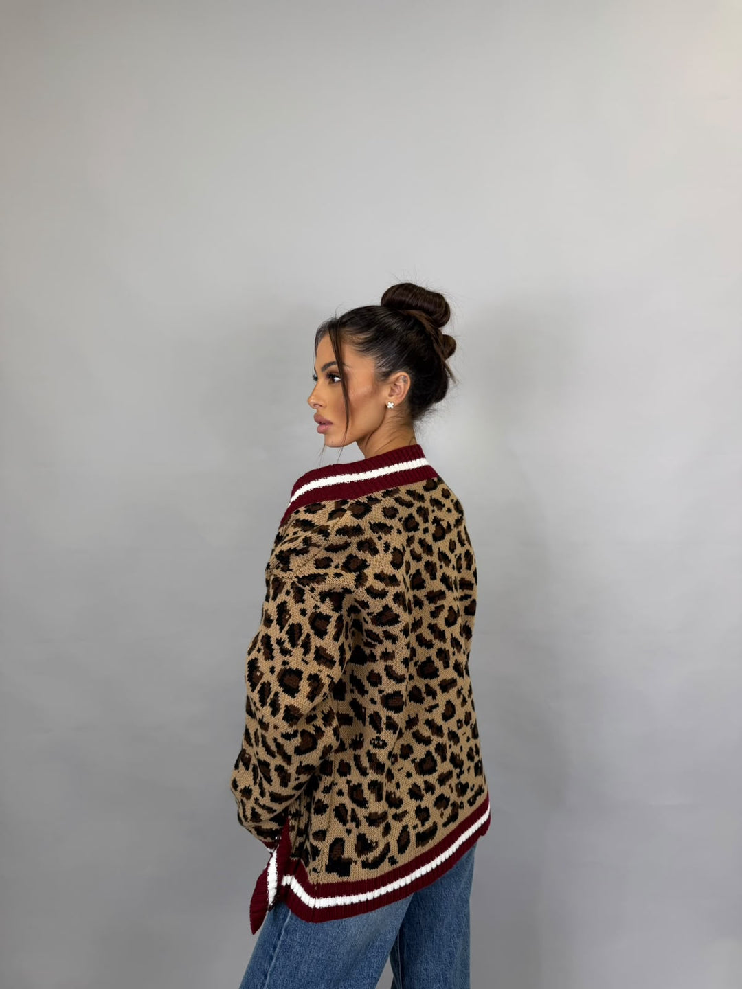 Cardigan Maya Bordeaux