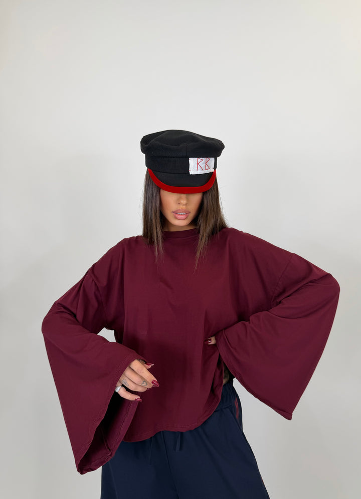 Maglia Bat Bordeaux