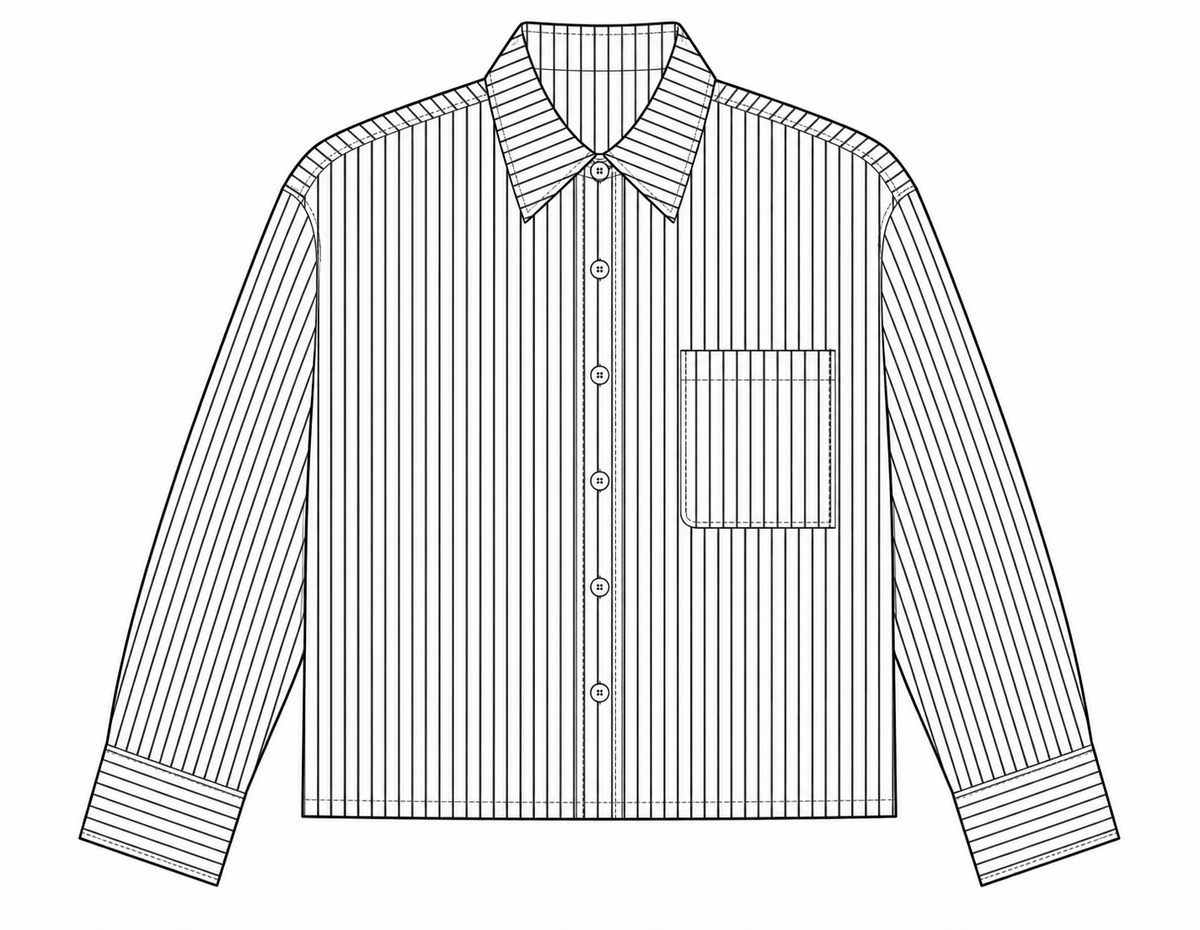 Schema misure CAMICIA OVER MANICA LUNGA