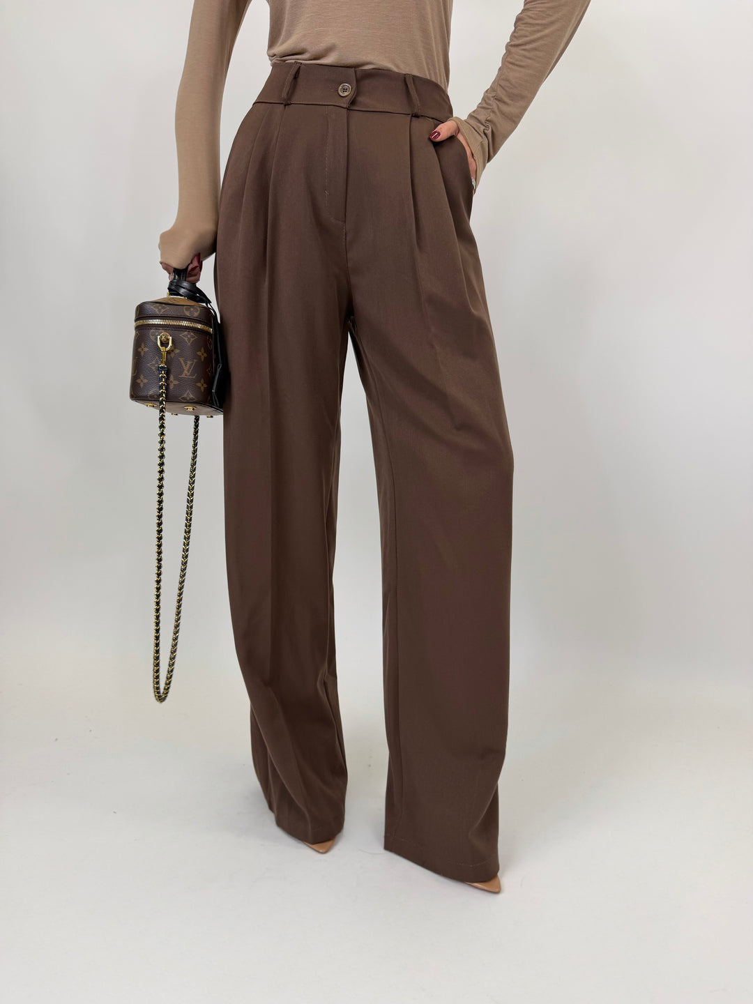 Pantalone Classic Marrone