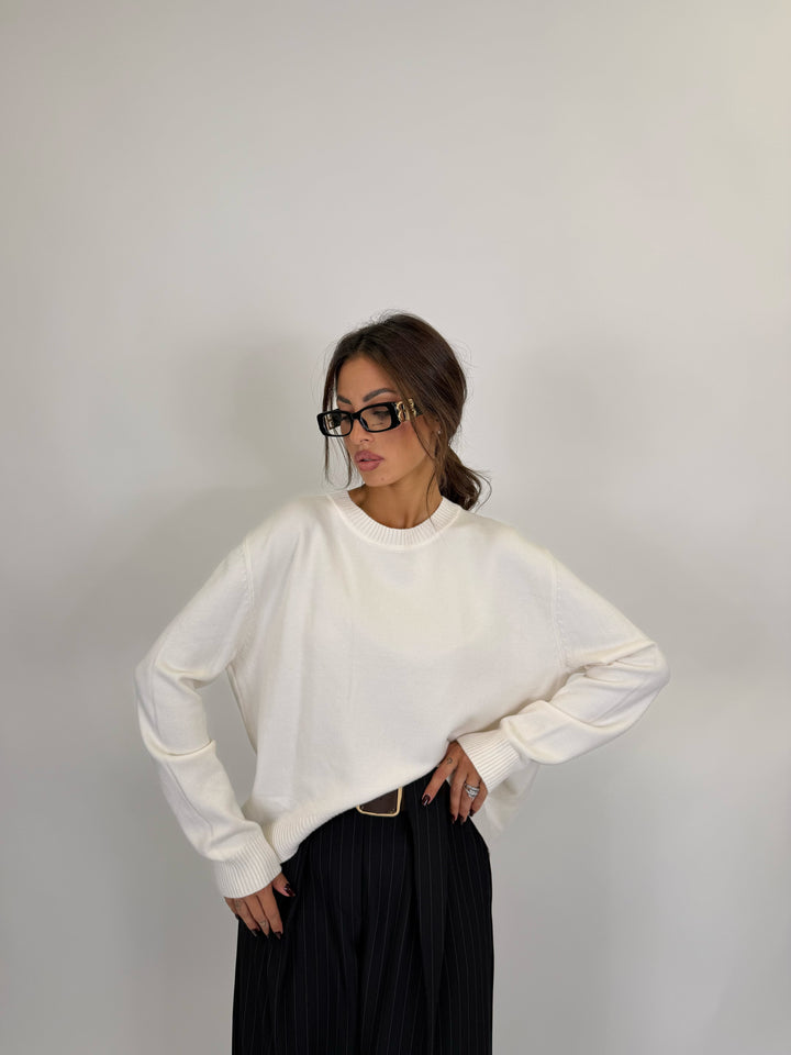 Pull Confy Bianco
