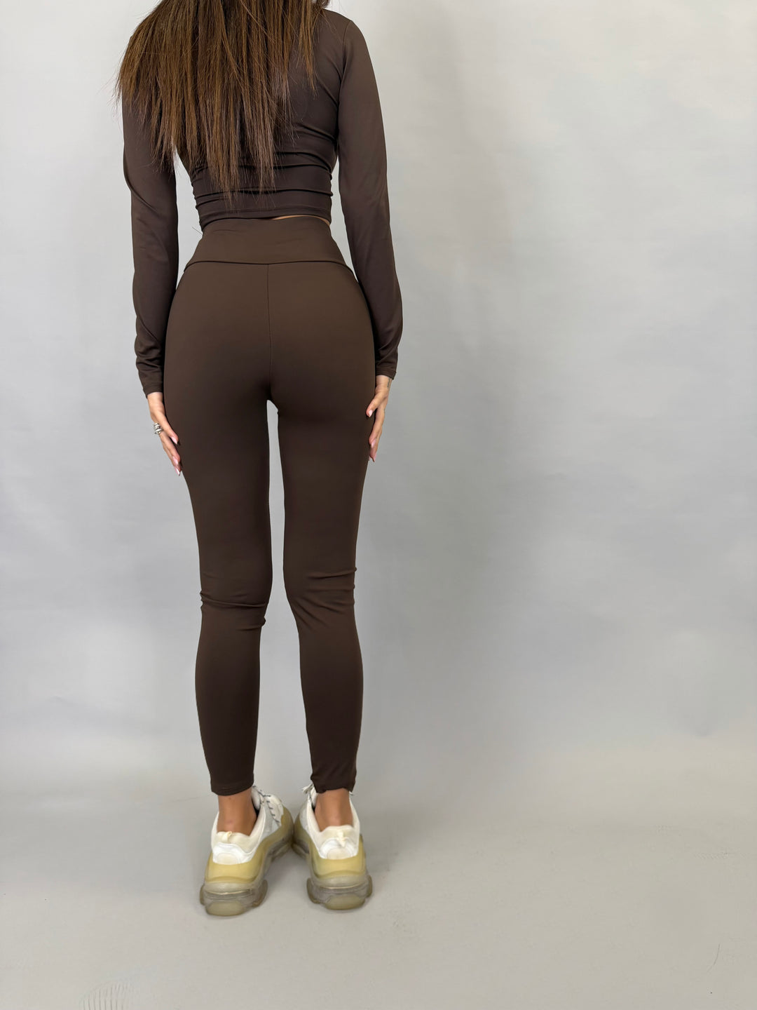Leggins lycra Marrone