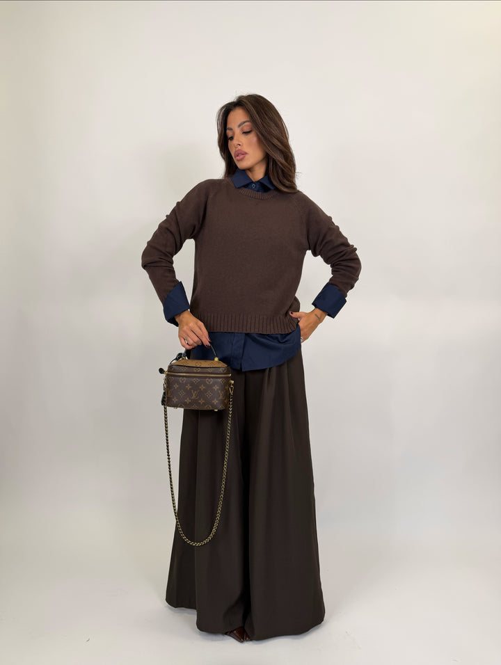 Pull Confy Marrone