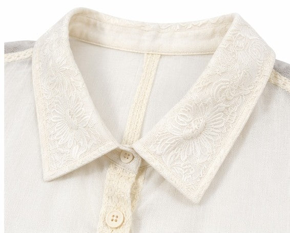BLUSA RICAMATA