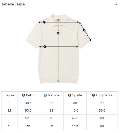 POLO MEZZA MANICA FIAMMATA IN MAGLIA