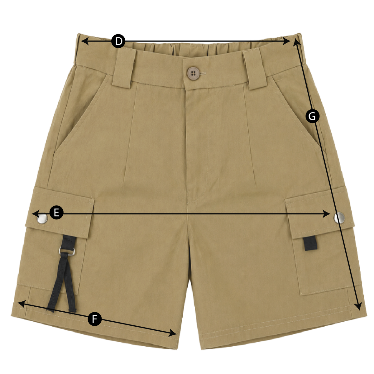 Schema misure SHORTS CARGO