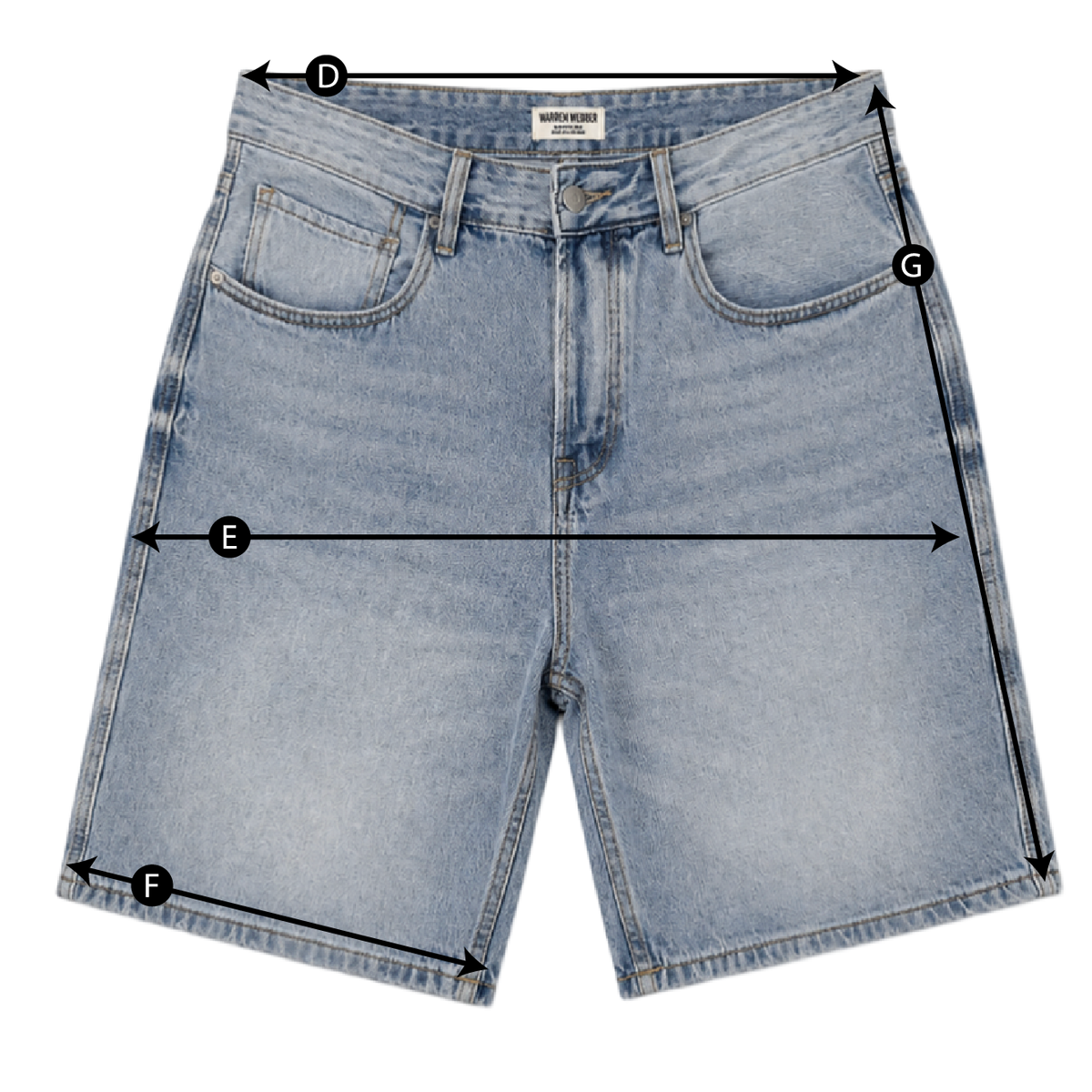 Schema misure BERMUDA BAGGY FIT
